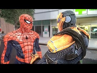 Spiderman vs Deathstroke - EPIC BATTLE