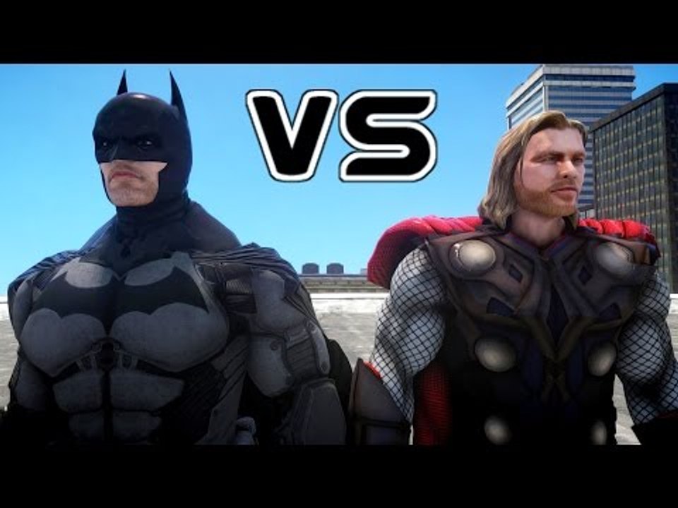 BATMAN VS THOR - EPIC BATTLE