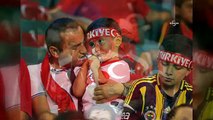 Türkiye - Letonya maçından objektiflere yansıyanlar