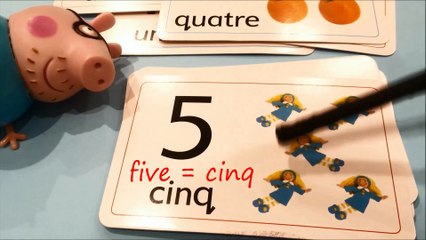 peppa pig apprendre l'anglais the numbers | learn French les nombres
