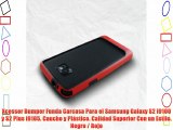 Xcessor Bumper Funda Carcasa Para el Samsung Galaxy S2 i9100 y S2 Plus i9105. Caucho y Plástico.