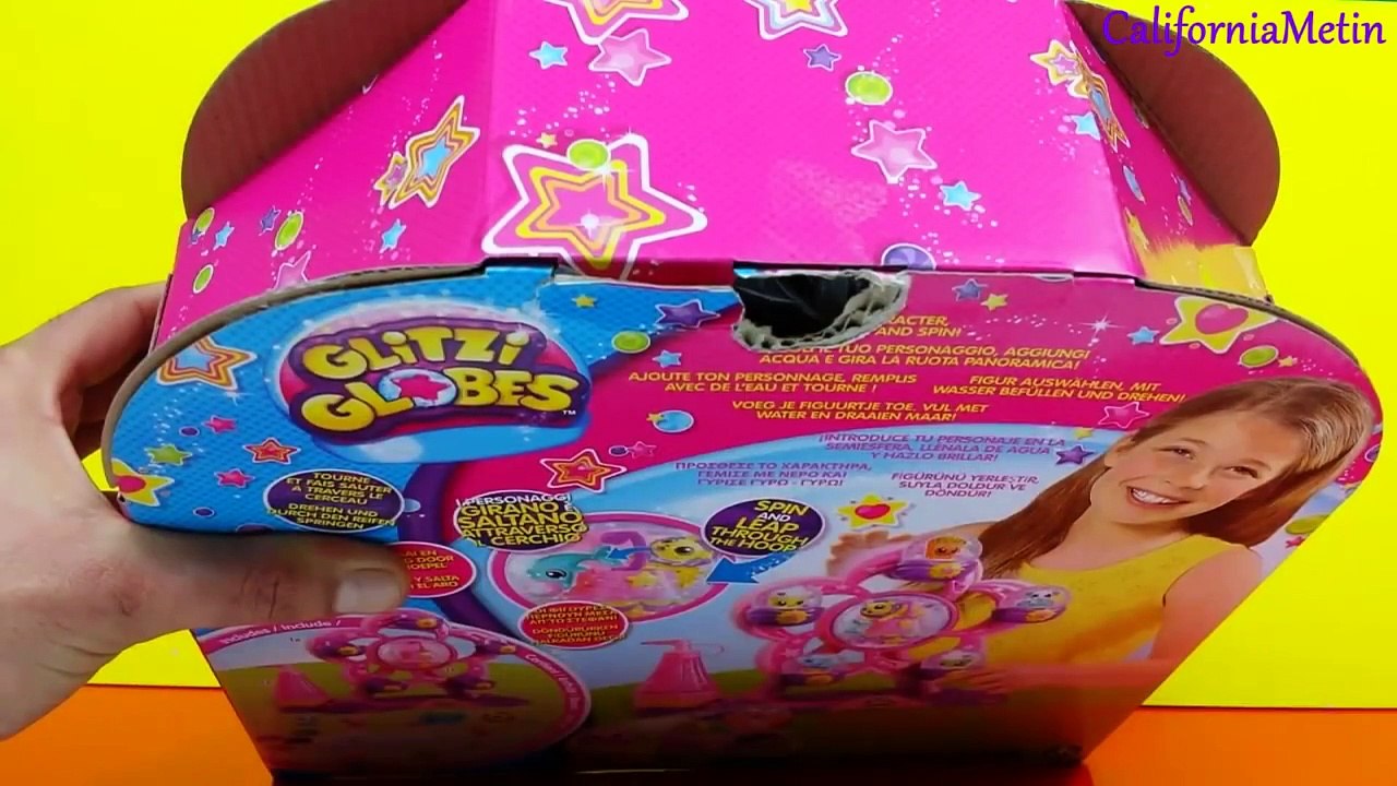 Glitzi Globes Ferris Wheel Amusement Park Water Glitter Playset Shopkins With Ponies and Animals