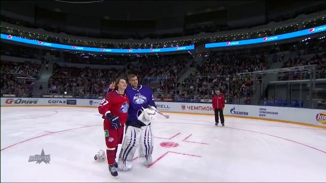 Russian hockey player makes filthy goal in all star shootout Full Video