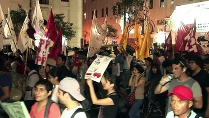 Thousands across Americas protest TPP deal