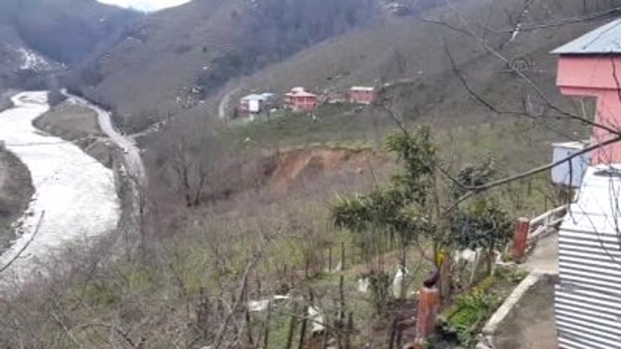 Bulancak'ta Heyelan