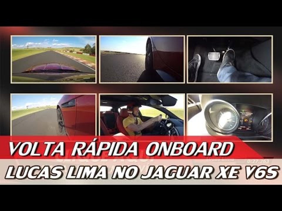 LUCAS LIMA NO JAGUAR XE V6 S - ONBOARD - DIA DE AULA #7 | ACELERADOS