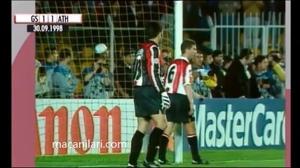 30.09.1998 - 1998-1999 Champions League Group B Matchday 2 Galatasaray 2-1 Athletic Bilbao