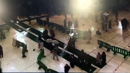 Kâbe'deki vinç faciasından yeni görüntüler