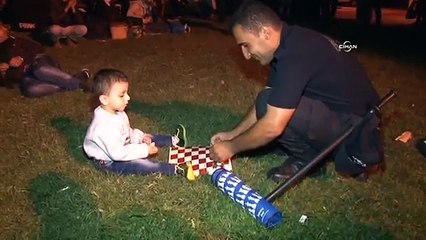 Polis ile Suriyeli çocuğun renkli satranç mücadelesi