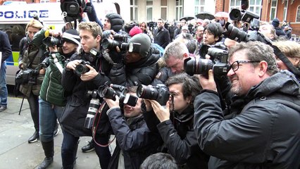 Peter Tatchell supports Assange at Ecuadorian Embassy