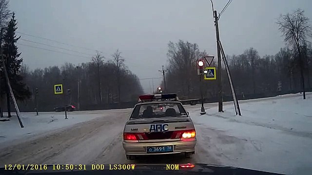 ДТП около Петергофа - Car crash near Peterhof
