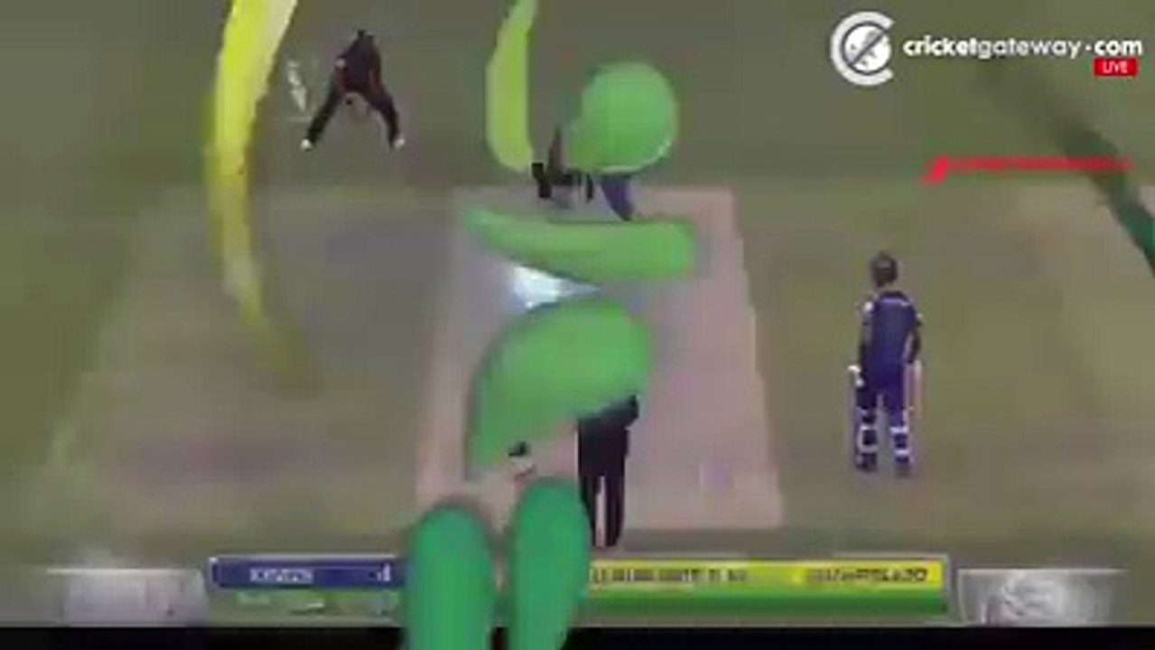 Unlucky! The umpire misses the inside-edge as James Vince falls LBW!