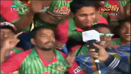 Shakeeb ul Hassan And Karachi Kings supports - PSL