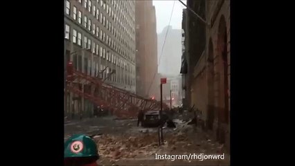 Construction Crane Collapses in Lower Manhattan, February 5 (720p Full HD)