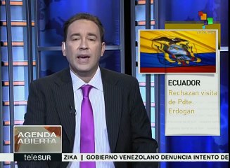 Activistas pro kurdos rechazan visita de Erdogan a Ecuador
