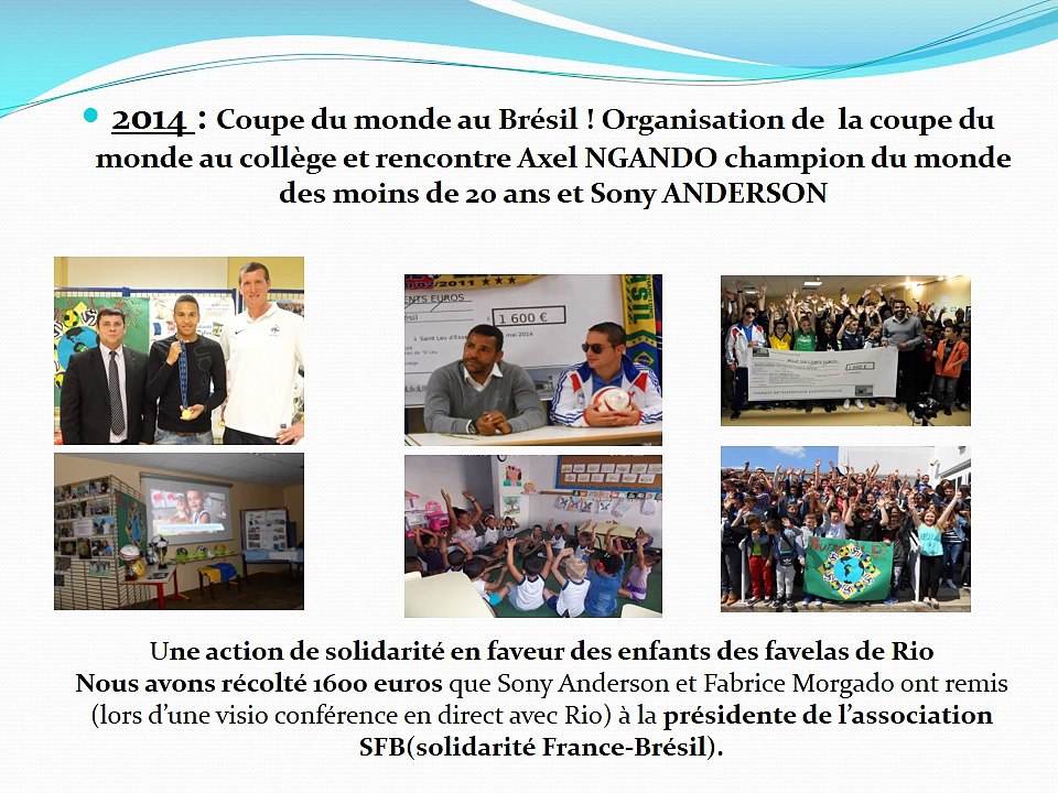 Mon euro 2016 Carton blanc pour un sport sans violence. Collège Jules Valles (60)