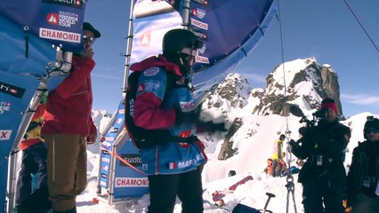 Download Video: Le run de Marion Haerty durant le Freeride World tour à Chamonix