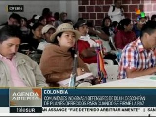 Colombia: sociedad civil desconfía de planes de paz