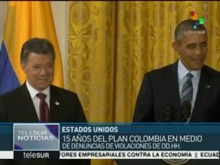 EE.UU.: Santos y Obama se reúnen a 15 años del Plan Colombia