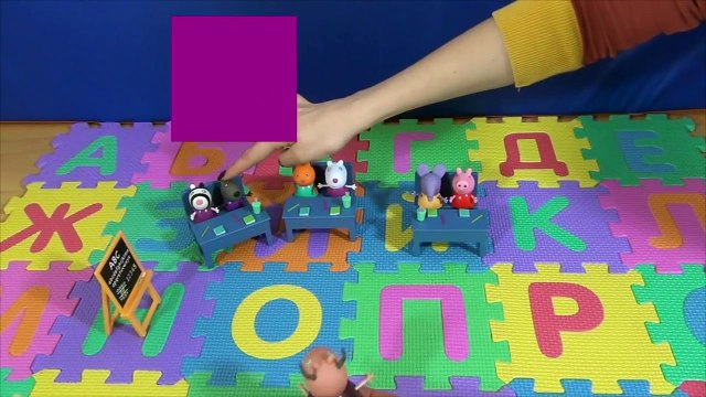 Свинка пеппа. Учим цвета, фрукты. овощи. С картинками