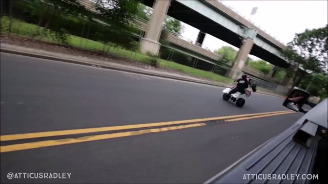 Terrible crash between quad and car