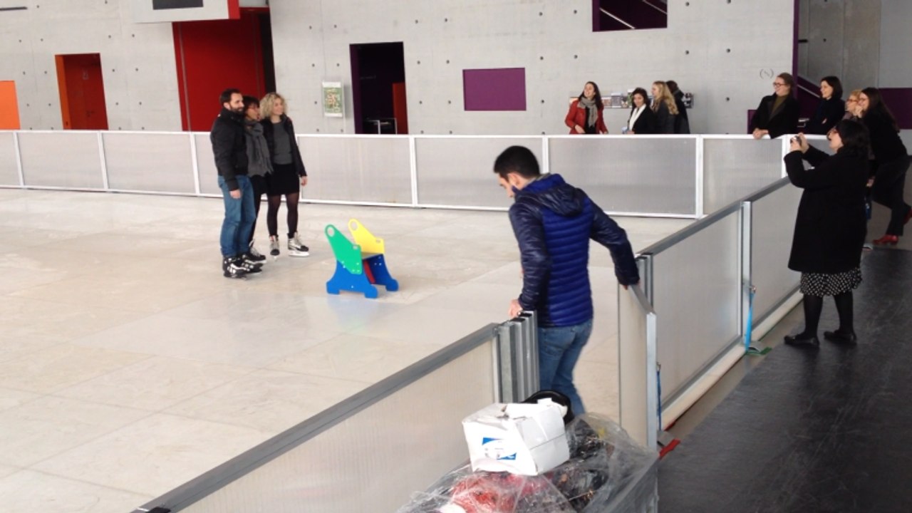 Présentation de la patinoire du Quai d'Angers