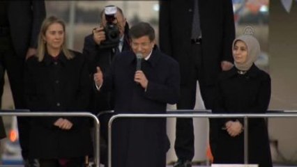 Davutoğlu: "Çukur Kazarak Barikat Kurarak Mayınlar Döşeyerek Türkiye'yi Irak Suriye Gibi Yapmak...