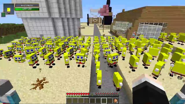 Minecraft SPONGEBOB MOD! (I Saved Bikini Bottom!) Mod Showcase
