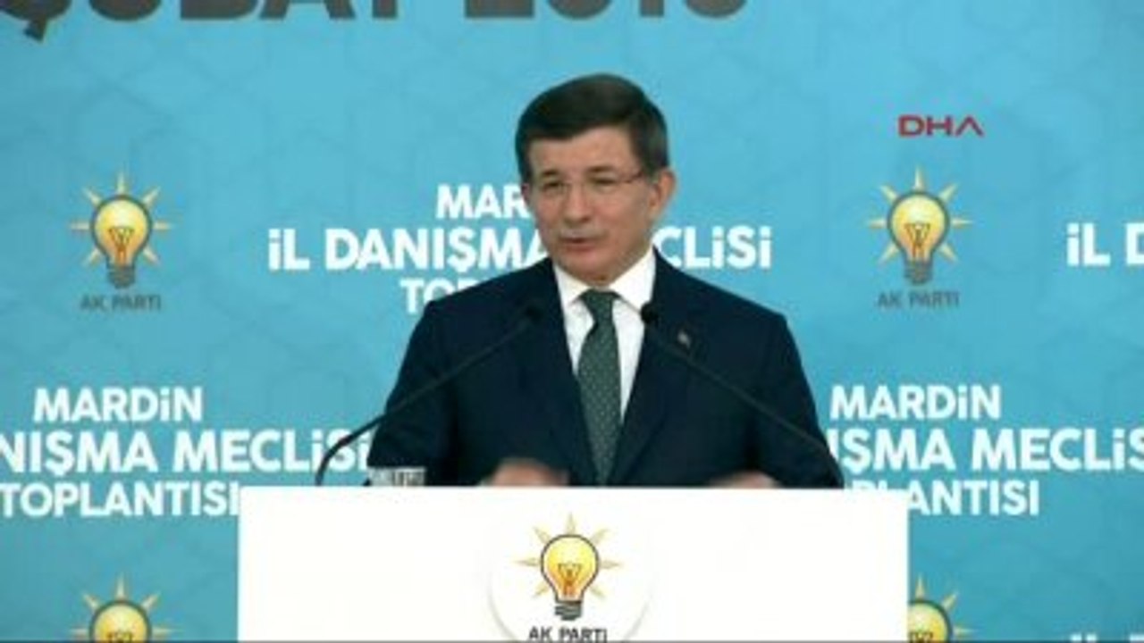 Mardin Başbakan Davutoğlu İl Danışma Kurulu Toplantısında Konuştu-6