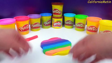 Play Doh How To Make Rainbow Ice Cream Sandwich Playdough Easy