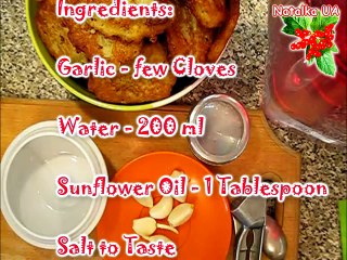 How to Cook Garlic Sauce for Potato Pancakes