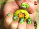 Kiwi Nail Art - Easy Nail Art Tutorial - Green Nails Art Manicure
