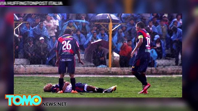 Перуанский футболист выжил после удара молнией