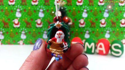 Play Doh Christmas Surprise Eggs Santa Claus Toys