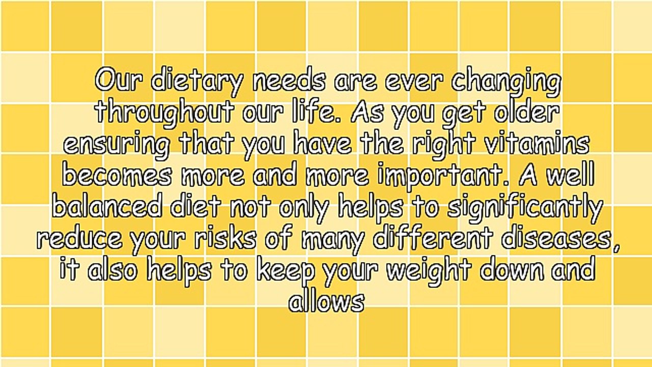 Our Ever Changing Dietary Needs