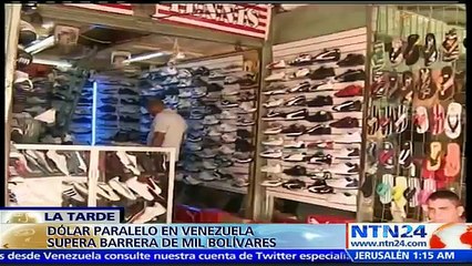 Dólar en Venezuela superó los 1.000 bolívares