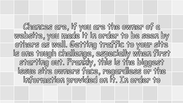 Top Traffic Generation Methods - 5 Tested and Proven Traffic Methods For Newbies