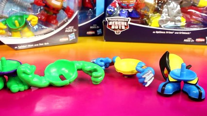 Rescue Bots Mr. Potato Head Hulk Wolverine Spider-man Captain America