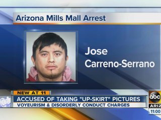 Man accused of taking "up-skirt" photos