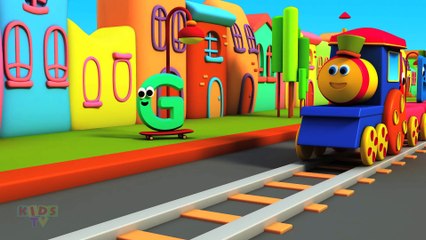 Bob, The Train   Alphabet Adventure   ABC Song   Nursery Rhymes   kids songs