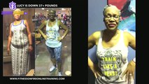 62 YR OLD LUCY MERRITT IS LOSING  BELLY FAT NATURALLY  ONLINE WITH FITNESS ON FIRE ONLINE TRAINING