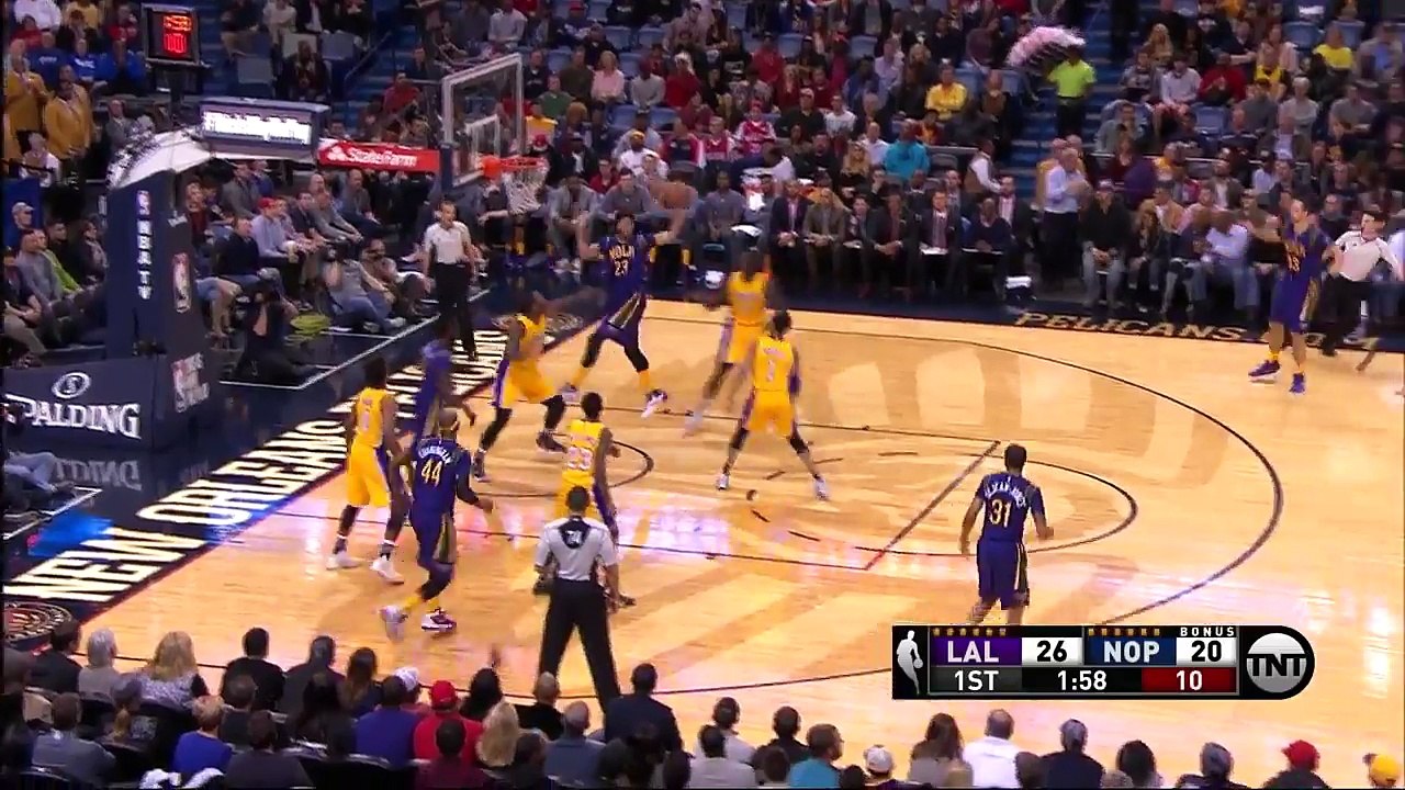 Los Angeles Lakers vs New Orleans Pelicans 4 Feb16  Highlights