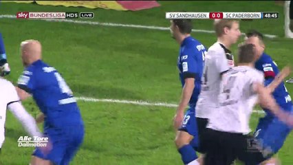 Tim Kister Goal HD - Sandhausen 1-1 Paderborn - 05-02-2016