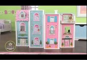 Girls Dolls & Minature Townhouse Dollhouse With Dolls House Furniture Set KidKraft 65196