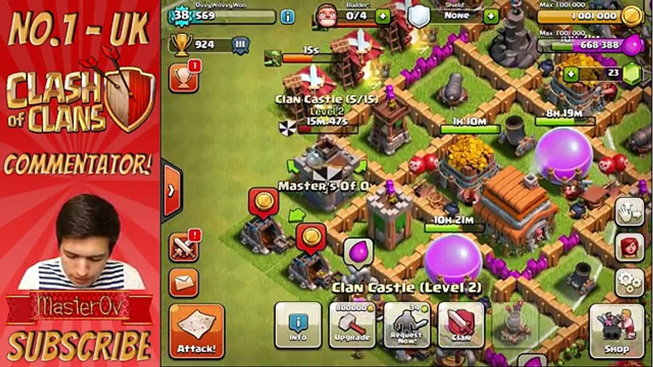 GOBLINS ONLY RAID _ Clash Of Clans _ MAX Town Hall 6 - Part 2