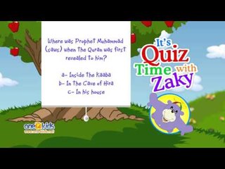 It's Quiztime with Zaky - Let's Learn Quran with Zaky Part 2