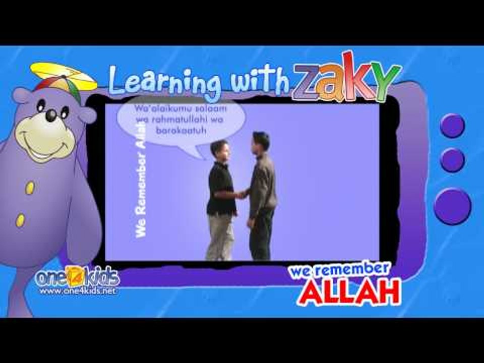 Muslim greeting | Learning with Zaky - video Dailymotion