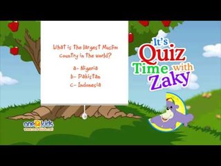 It's Quiztime with Zaky - Let's Learn Quran with Zaky Part 1