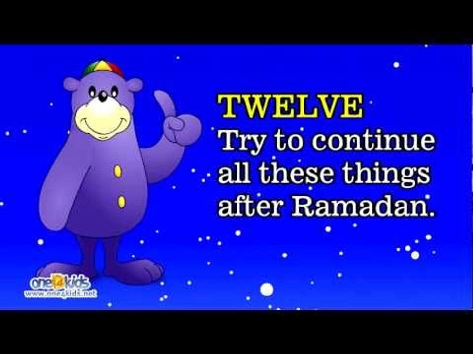 Ramadan Advice For Children by Zaky | HD