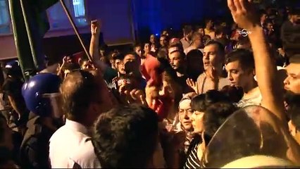 Ankara'da HDP binası önünde terör protestosu